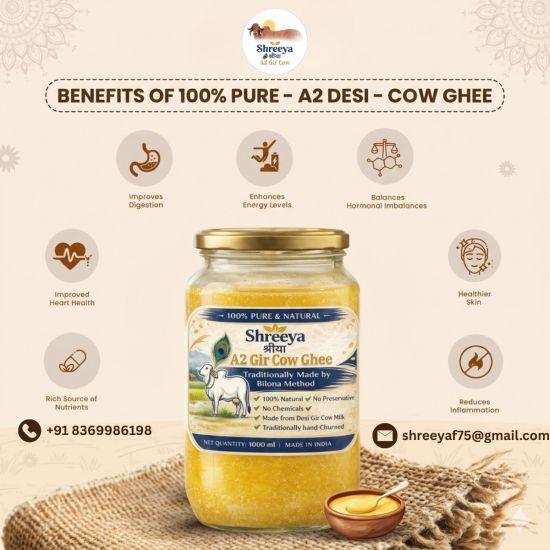Shreeya Farm A2 Gir Cow Dairy Products